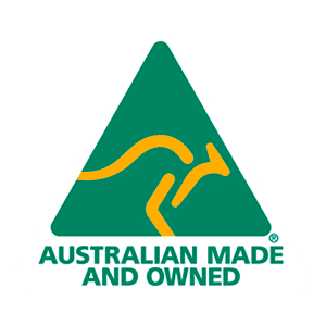 Australian made and owned badge icon