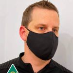 Australian Made Reusable Men's Face Masks For Men (Black)