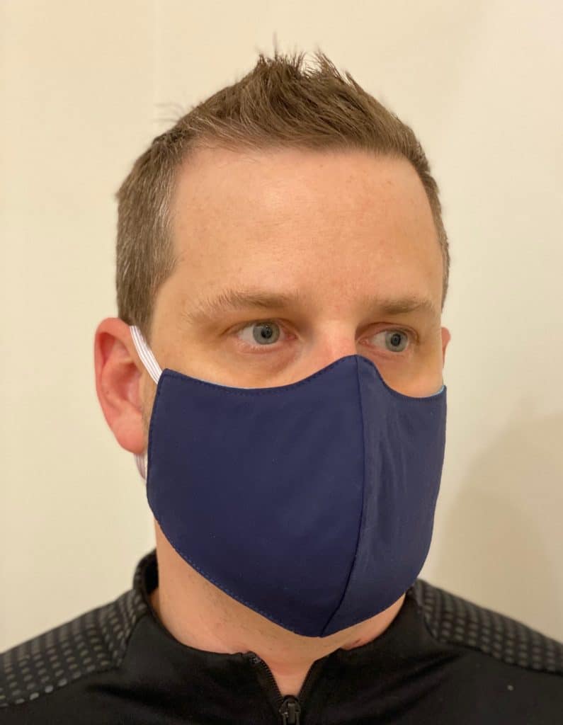 Men's Navy Reusable Face Mask