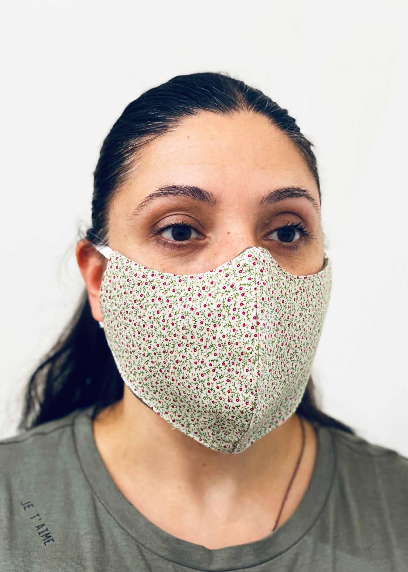 Ladies DHHS Floral Face Mask by Laundry Box Melbourne